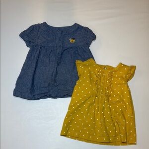 Carter’s Simple Joys 2 Piece Bundle Toddler Girl 2 Tops Size 18 Months